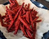 Une image de l'étape 3 de Frite de betterave.