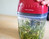 自製簡易青醬~青醬奶油蛤蜊義大利麵!【Recolte食物萬用調理機】的食譜步驟1照片