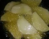 A picture of step 1 of Stew Yam with soup.