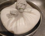 A picture of step 1 of Cardamom Shrikhand.