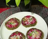 A picture of step 6 of Kid's special Moonglet Mini Pizza.