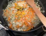 A picture of step 1 of Tomato Fish Stew.