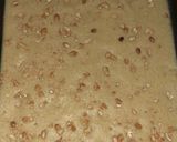 A picture of step 7 of Classic Egyptian basbousa.