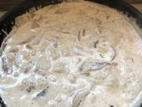 Truffle infused creamy mushroom sauce