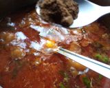 A picture of step 6 of Aloo gosht ka salan.
