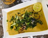 A picture of step 7 of Beef laiss dar haleem.