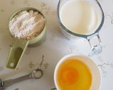 Foto del paso 1 de la receta: Crepas integrales con manzana y mantequilla de cacahuate