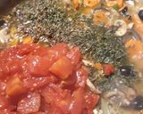 A picture of step 7 of Chicken Cacciatore.