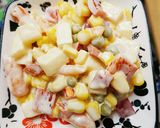 Hình bước làm 5 của món Salad Nga với táo