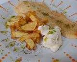 Foto del paso 7 de la receta: Merluza Romana y curry, chips y alioli