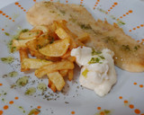Foto del paso 7 de la receta: Merluza Romana y curry, chips y alioli
