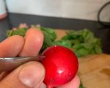 A picture of step 2 of How to carve flower radish.