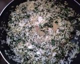 A picture of step 4 of Amaranth herbs Rice#creativericerecipe.
