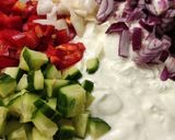 Tésztasaláta, ahogy mi szeretjük 🍅🌶️🥒 recept fázis 1 fotója