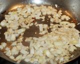 A picture of step 2 of Chicken Marengo, Jon Style.
