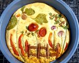Foto langkah ke 5 dari resep Focaccia Garden.