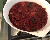Une image de l'étape 6 de Compote de pêches de vigne et pruneaux.