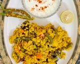 A picture of step 4 of Healthy Brown Rice Pulao.