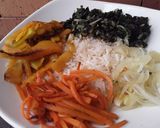 Foto del paso 5 de la receta: Bibimbap🍚🥗 vegetariano🍳...🤔