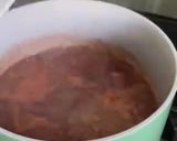 A picture of step 2 of Strawberry BBQ Sauce.
