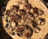 A picture of step 5 of California Farm Venison with Foraged Crab Apples and Mushrooms.