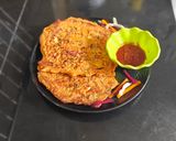 A picture of step 5 of Veggie's Salad Chilla (healthy weight loss).