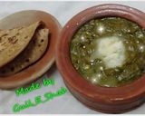 A picture of step 8 of Saag Gosht.
