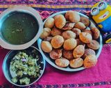 A picture of step 5 of Pani Puri.