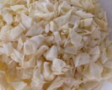 A picture of step 1 of Homemade Coleslaw.