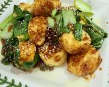 Gambar langkah 5 resipi 👩‍🍳Sayur Pak Choy Tofu Telur.