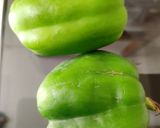A picture of step 1 of Shimla mirch potato sabji.