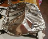 Pestós sült csirkemell édesburgonya ágyon recept fázis 3 fotója