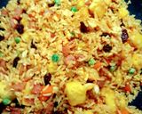 รูปขั้นตอนการทำที่ 6 ของ 🍍ข้าวผัดสับปะรด🍍(Pineapple Fried Rice)🍍khao pad sapparod🍍