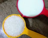 A picture of step 1 of Homemade Condensed Milk.