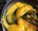 A picture of step 2 of Kesar mango peda.