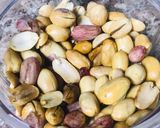 A picture of step 4 of Roasted sunflower seeds & other seeds spiced jaggery brittle.