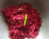 A picture of step 1 of Beet root Paratha.