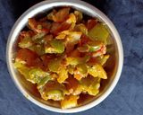 शिमला मिर्च और बेसन की सब्जी (Shimla mirch aur besan ki sabzi recipe in hindi) रेसिपी चरण 2 फोटो