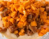 A picture of step 7 of Golden Mango Chikoo Shrikhand.