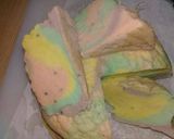 Foto langkah ke 6 dari resep Unicorn Ogura Cake.