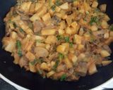 A picture of step 2 of Chakki bhaja.