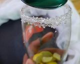 A picture of step 6 of Blue Curacoa Lemonade.