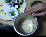 A picture of step 2 of Medhu vadai / Urad Vadai.