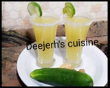 A picture of step 4 of Cucumber and Ginger Lemonade.