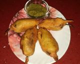 स्टफ्ड मिर्च पकौड़ा (stuffed mirch pakoda recipe in Hindi) रेसिपी चरण 4 फोटो