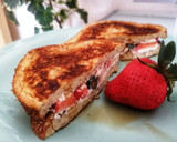 Foto del paso 5 de la receta: Pan francés relleno de fresas y ricota