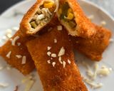 A picture of step 2 of Chicken & vegetable Bread Roll#Ramadan.