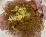 A picture of step 1 of Malaysian Chicken fry (Ayam goreng).