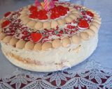 Különleges habkönnyű torta 🎂Rebarbara-🌿 mascarponés🎂 pudingos- tejszínes- torta recept fázis 10 fotója