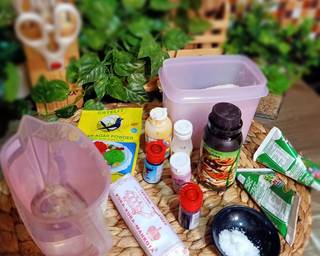 Es cendol Dawet warna warni - Step 1